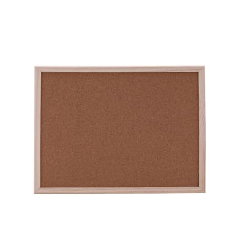 Zerodeko Tablero de Corcho para Oficina y Escuela Marco de Madera, Tablón de Anuncios Colgante de 30x40cm Adecuado para Entorno Comercial