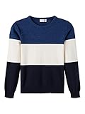 NAME IT Jungen NKMVOHAN LS Knit NNN Pullover, Nouvean Navy, 122/128