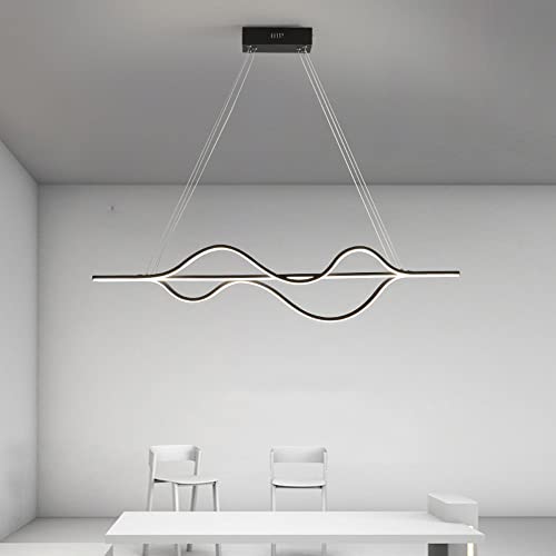 Lampe LED suspendue salon et cuisine, lustre moderne à gradation continue