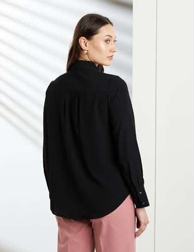 Image of Symbol Premium Women's Polyester Soft Formal Shirt (Button Down | Regular Fit | Desk-to-Dinner) (Available in Plus Sizes)