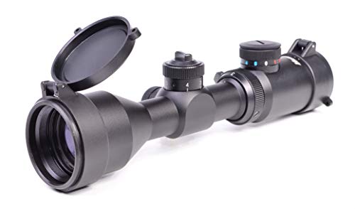 Hammers Illuminated Riflescope Compact Short Rifle Scope 3-9x42 GDT w/Weaver Rings - Hammers