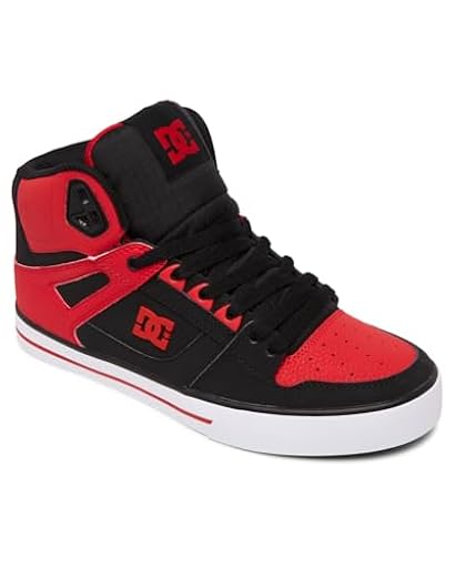 DC Shoes - Pure, Zapatillas, Fiery Red/White/Black, | Ya disponible en tu tienda friki favorita! En mundofriki.es!