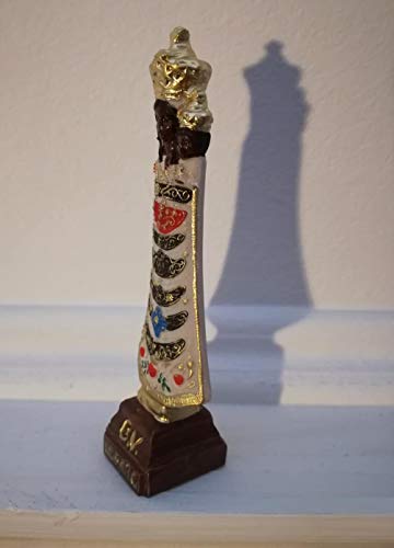Estatua blanca de Nuestra Señora de Loreto pintada a mano miniatura 4
