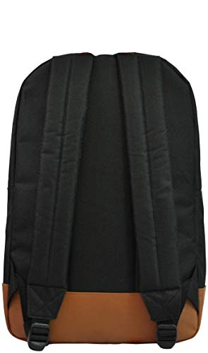 KIT MOCHILA BOLSA CASUAL PRETA UNISSEX CONVOY + CARREGADOR PORTATIL 5000mAh