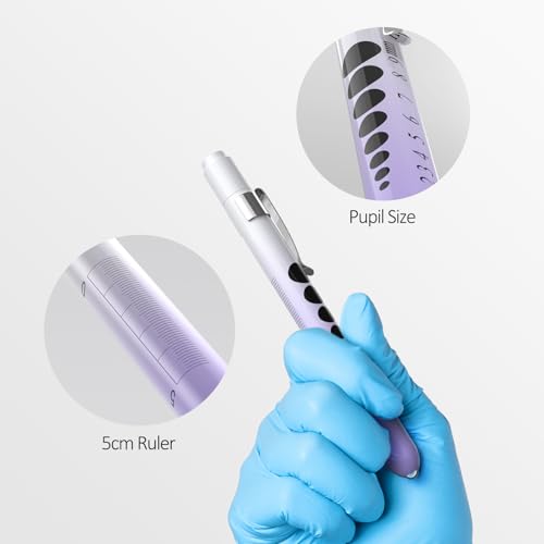 Image of CAVN Pen Light, Penlight with Pupil Gauge LED Penlight for Nurses Doctors