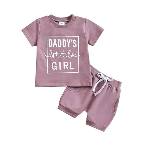 Ensemble de 2 tenues fille pour les jeux d'été au parc et sorties en famille
