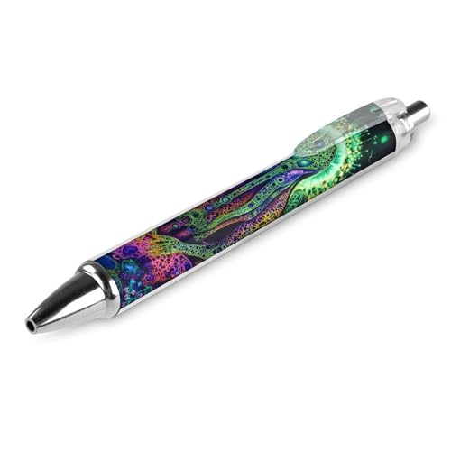 THKVSV Evil God Stylos à bille rétractables à pointe fine de 0,5 mm pour une écriture lisse pour la maison et le bureau