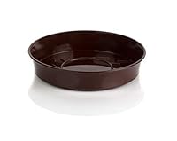 Kimmel Untersetzer für Blumentopf Grünpflanze Pflanztopfuntersetzer Ø 8 cm, Braun