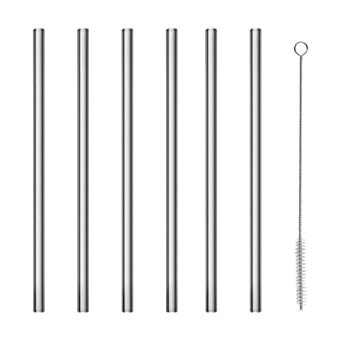 blomus -SALA- 6er Set Glastrinkhalme Cover