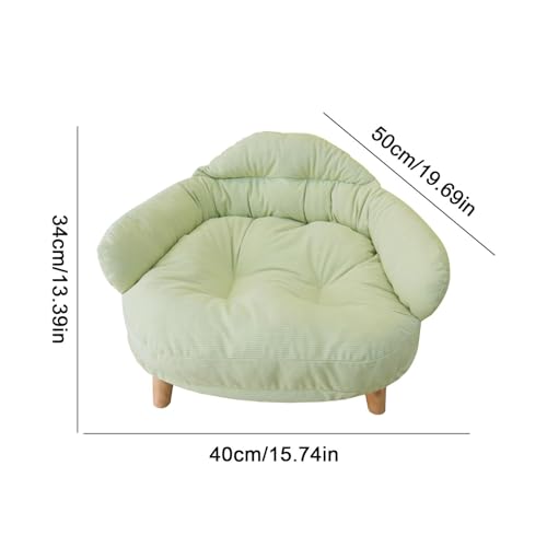 Hundestuhl – Haustiersofa | Eckhundebett | Sofas und Stühle für Hunde | Hundesofabett | Abnehmbare Couch Hundebett Hundesofa Couch | Weicher Haustiercouchstuhl, atmungsaktives Katzennestbett für das W