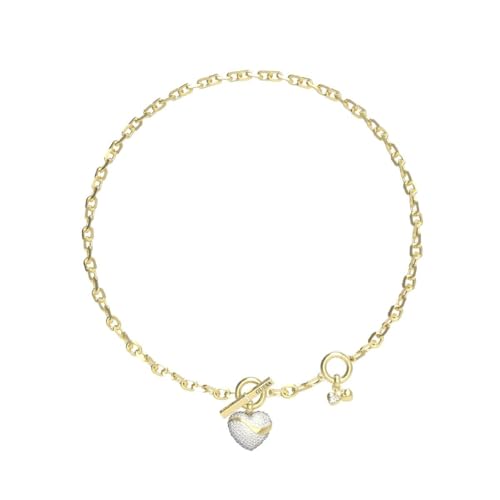 GUESS JUBN04494JWYGT-U Collier pour femme avec cœur doré