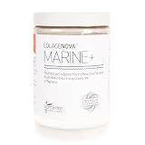 Colagenova - Colágeno Marino + | Peptidos de Colageno Marino Hidrolizado con Ácido Hialurónico y Magnesio | Complemento Para Huesos y Músculos | Formato en Polvo | Sin Gluten | Sabor Melocotón