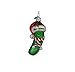 Noble Gems "Merry Christmas" Pickle Glass Ornament