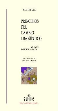 Principios cambio linguistico ii (2 vols: Factores sociales: 772 (VARIOS GREDOS)