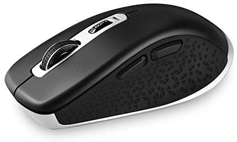 Cimetech Wireless Bluetooth Mouse, Computer Mouse, Slim Noiseless Optical Wireless Mice With 2400 Dpi Compatible For Laptop, Ipad, Mac (Bt4.0+2.4G Dual Mode - Black) #TOP8