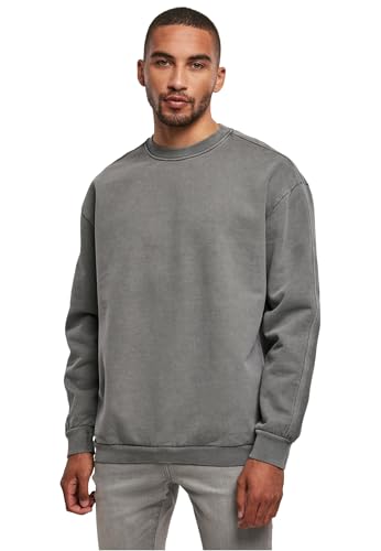 Urban Classics Heavy Terry Sweat Homme Manches Longues Coton Épais Garment Dye