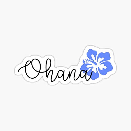 karenai ohana  Amazon.com: decals Ohana Sticker - Red Cartoon Vinyl Wall