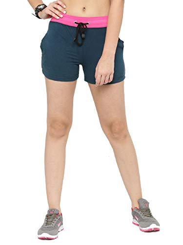 Image of UZARUS Women's Cotton Sports Gym Causal Shorts - Pack of 2