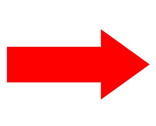 Arrow Sticker Directional Decals 12x6 Inch 24 Pack Marking Sign Removable Floor Arrows Stickers Adhesive Decal for Warehouse Event (Red)