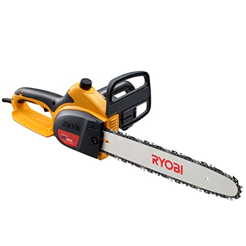 リョービ チェンソー 360mm CS-3605 4988221 イエロー 有効切断長さ360mm 自動給油 オイルリターン機構 セフティスイッチ 枝打ち ガーデニング