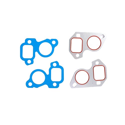 Image of KAX Timing Cover Gasket Set & LS Camshaft Thrust Retainer Plate Gasket Compatible with Chevy Silverado 1500 Tahoe Suburban Avalanche Camaro Corvette Express, GMC Sierra Yukon XL 1500, 4.8 5.3 6.0 6.2L