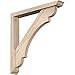 Ekena Millwork BKT0402X24X24OLY01SDF Olympic Traditional Smooth Bracket w/Offset Brace, Douglas Fir