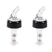 2PCS Automatic Measured Bottle Pourer, 50ml Drinks Wine Cocktail Dispenser Liquor Bottle Pourer Home Bar Tool for Bartender ﻿ (white)