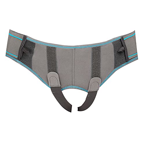 Faja para Hernia Masculina Post Cirugía Talla M Gris miniatura 3