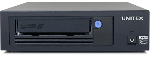 Unitex LTO-8 USB EXT. Tape Drive, Negro