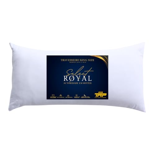 Travesseiro TRP Imports Select Royal King Size Toque de Plumas Linha Hotel