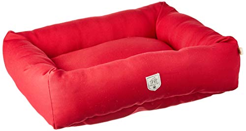 Cama Retangular Fábrica Pet Vermelha