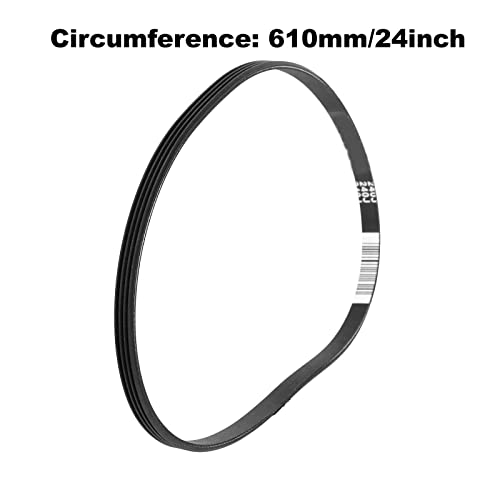 Sankuai 2Stück, 4PJ 610 Keilrippenriemen 4pj610, Keilriemen, Antriebsriemen 610pj4