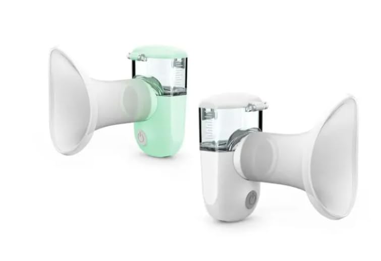 Nanomister nawilżacz do oczu | tworzywo sztuczne | rozpylacz do twarzy i oczu w przypadku suchych oczu i kataru siennego | ultradźwiękowy nebulizator z kablem USB | kolor biały | 1 sztuka