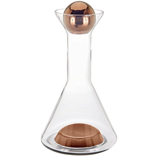 Tom Dixon Men's Tank Decanter, Clear/Copper, One Size