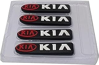 4 Pieces Car Door Stoppers Set Flexible Silicone Car Door Protector Scratch Protector Compatible with Kia Black