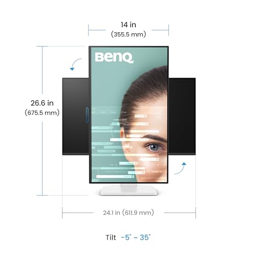 Image of BenQ GW2790TC 27 inch 1080p FHD 144Hz IPS Eye-Care Home Office Monitor, USB-C, 1080x1920, Visual Optimizer, Flicker-Free, Low Blue Light, Ultra Slim Bezel, TUV-Certified, Eye-CareU, Ergonomic Design