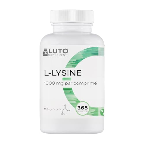 L-Lysine 1000-365 comprimés - 1000 mg par UN comprimé - De fermen...