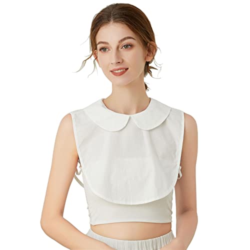 Womens Half-Shirt Dickey Collar, Detachable Fake Collars