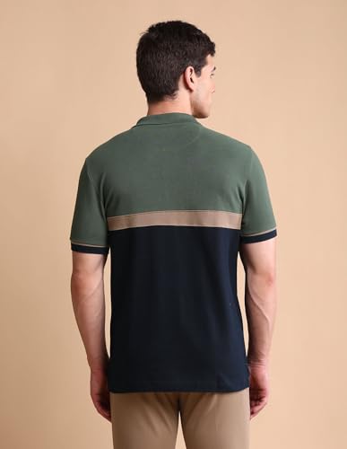 Image of U.S. Polo ASSN. Slim Fit Polo T Shirts for Men - 100% Cotton, Half Sleeves Mens Tshirt