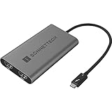 Collega due monitor 4K con una porta Thunderbolt - Consente di collegare due monitor 4K HDMI a una singola porta Thunderbolt del tuo computer.