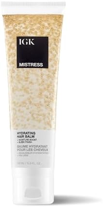 IGK MISTRESS Hydrating Hair Balm | Lightweight + Frizz Control + Shine | Vegan + Cruelty Free | 5 Oz