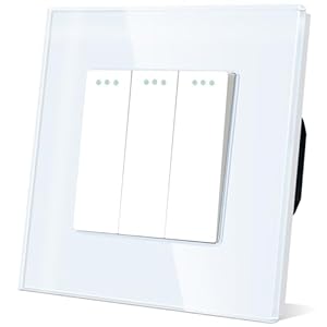 Tawoia K-JW-3F-1W Lichtschalter 3 Fach