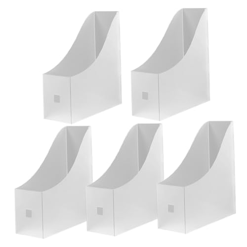 LOLIPPYY 5個クラスルームオーガナイザー 縦型ファイルホルダー スリム設計