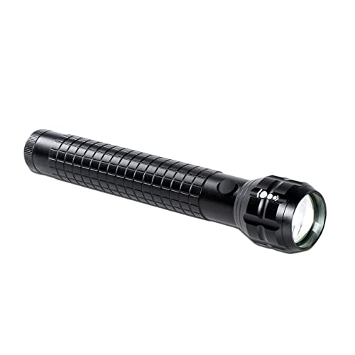 MAUL LED-Taschenlampe MAULkronos XL – outdoor-taugliche LED Taschenlampe für die professionelle Anwendung – extrem helle Taschenlampe mit langer Leuchtdauer und Spritzwasserschutz (IPX4) – schwarz