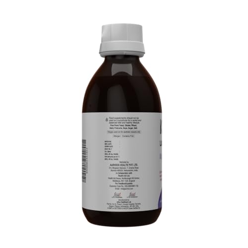 Image of HealthAid KidzOmega Syrup - Omega-3 DHA with Vitamins C, D & E | 200ml Mixed Berry Flavor | Supports Brain, Vision & Immune Health | Easy-to-Take Liquid Supplement for Children(Pack of 2)