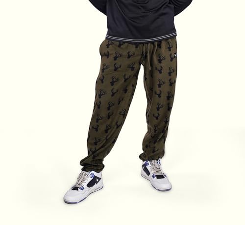 Men's Polar Fleece Pajamas, Soft & Warm Loungewear with Side Pocket, Lightweight, Cozy Sleepwear & Casual Wear2