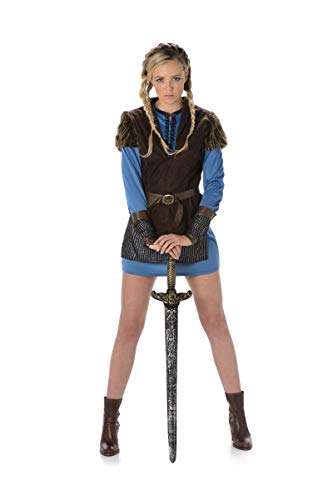 Karnival Costumes 81071  Disfraz de vikinga para Mujer Talla S