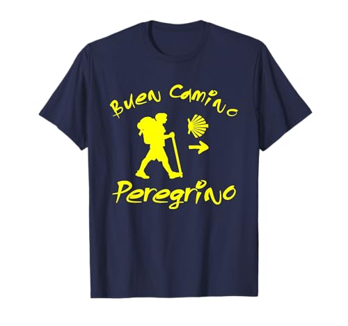 Buen Camino Peregrino Camino de Santiago Compostela Spain Camiseta