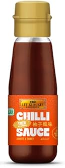 Lee Kum Kee Yuzu Flavoured Chilli Sauce, Vegan, 140 g (Pack of 12)