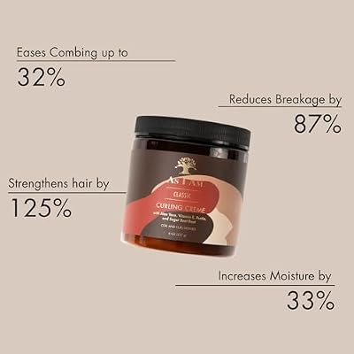 As I Am Curling Creme - 8 ounce (Classic Collection) - Lightweight Curl & Coil Definer - Hi-Definition and Shine